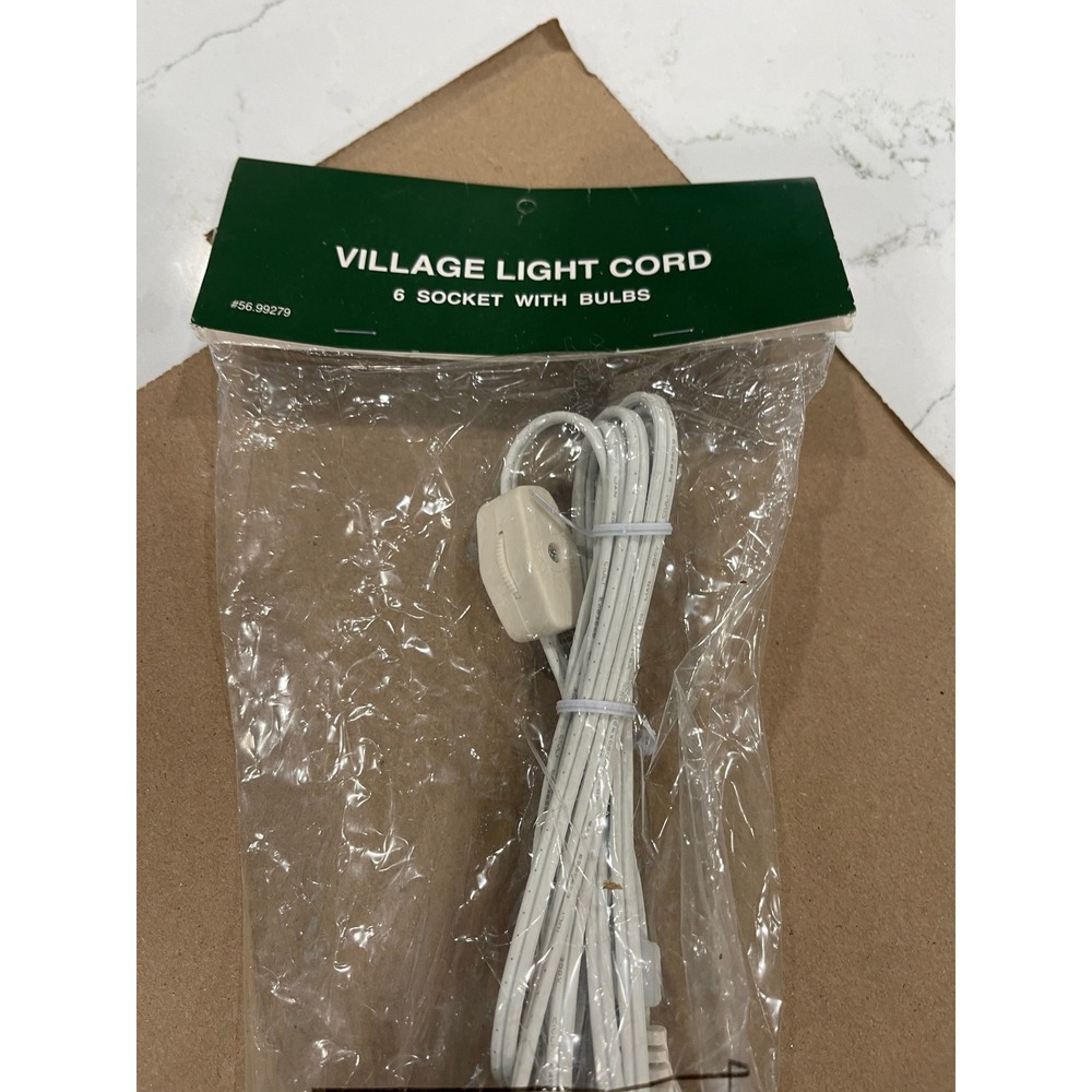 Department 56 6-socket Light Cord New In Package